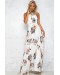Heart To Heart Maxi Dress White